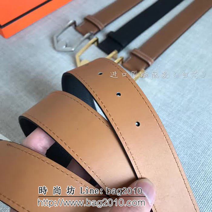 愛馬仕HERMES 2.0升級版 Hermes-LICOL BELT 官網同步 原版皮高端男士皮帶 HHG1533